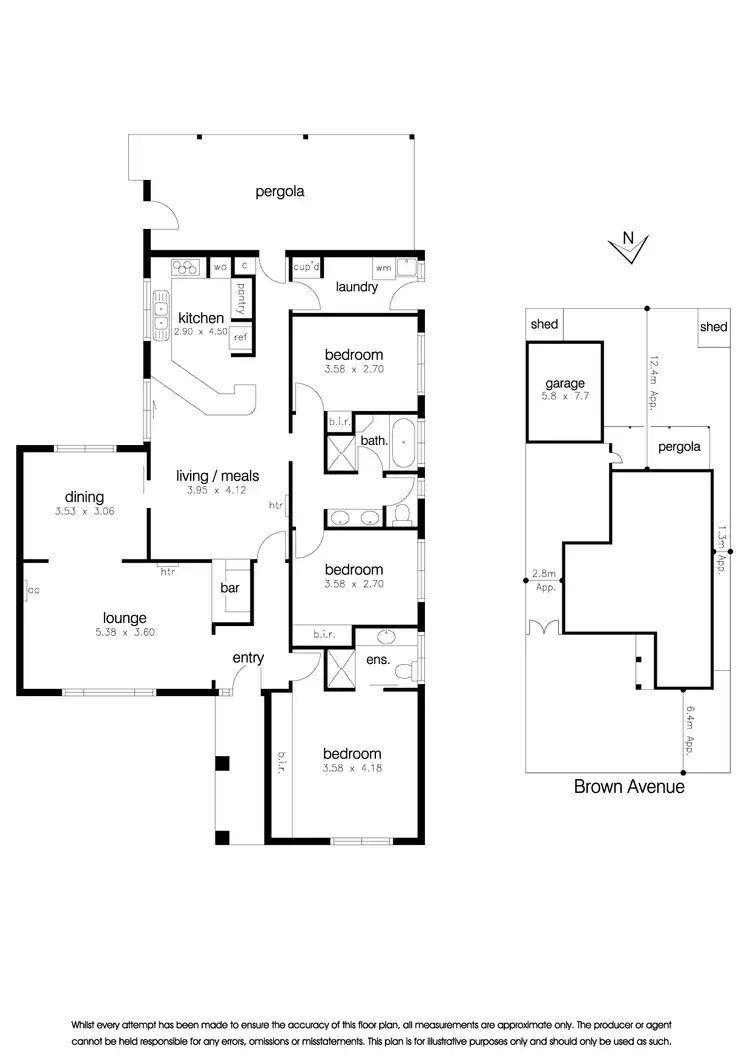 Floorplan of Homely house listing, 31 Brown Avenue, Altona Meadows VIC 3028