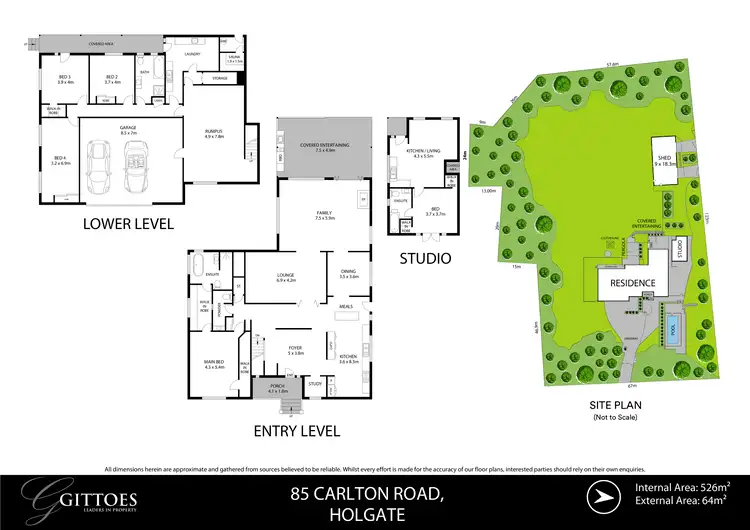 Floorplan of Homely rural property listing, 85 Carlton Road, Holgate NSW 2250
