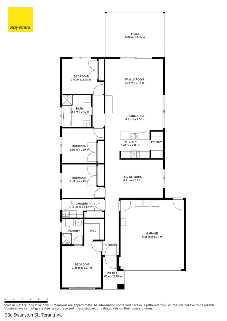 Floorplan of Homely house listing, 33C Swanston Street, Terang VIC 3264