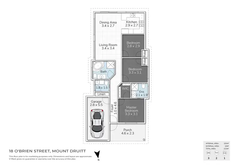 Floorplan of Homely house listing, 18 O'Brien Street, Mount Druitt NSW 2770