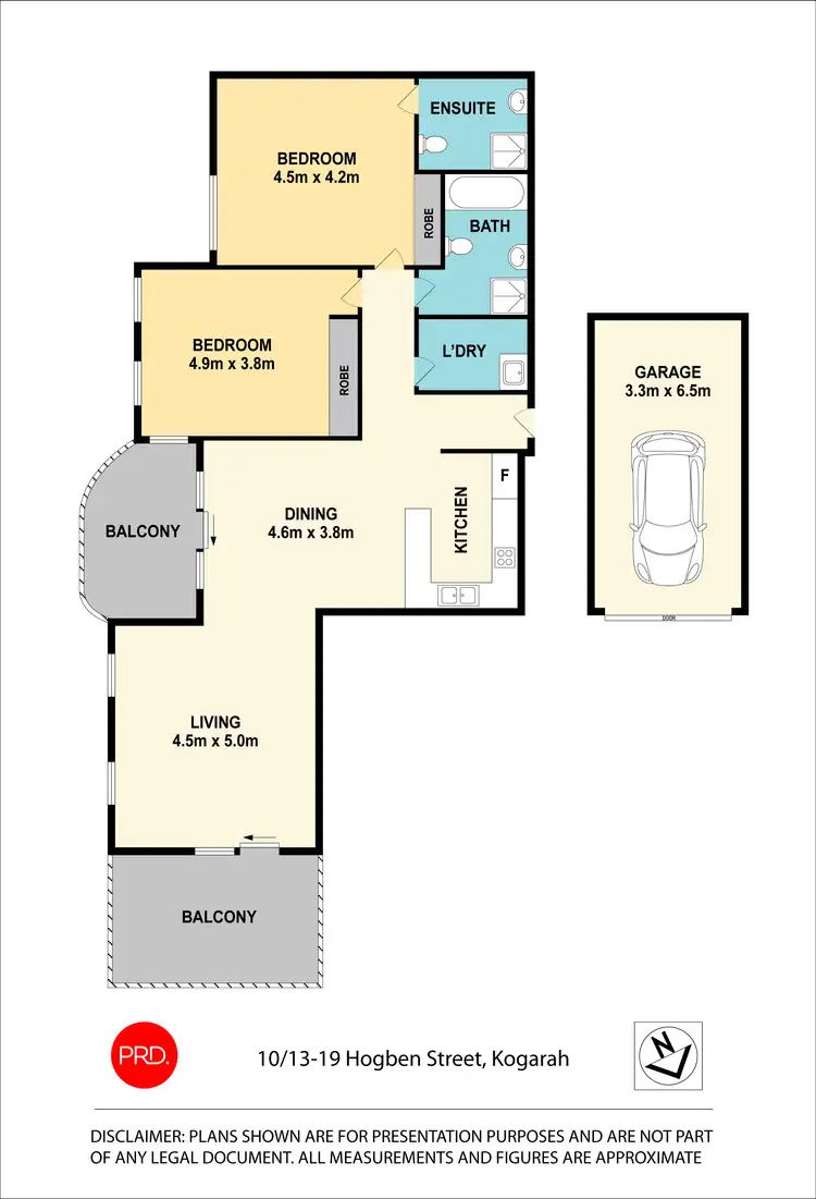 Floorplan of Homely apartment listing, 10/13-19 Hogben Street, Kogarah NSW 2217