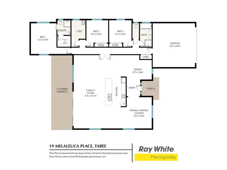 Floorplan of Homely house listing, 19 Melaleuca Place, Taree NSW 2430