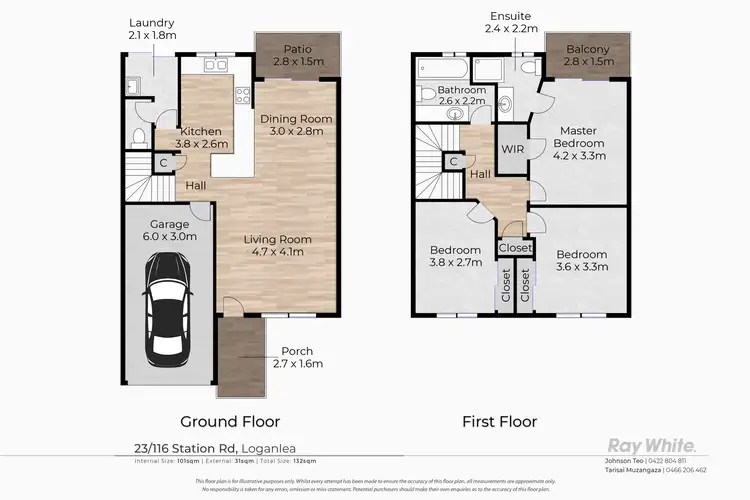 Floorplan of Homely townhouse listing, 23/116 -136 Station Road, Loganlea QLD 4131