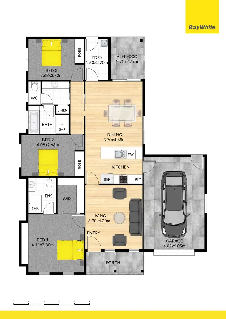 Floorplan of Homely house listing, 9 Yarra Place, Dubbo NSW 2830