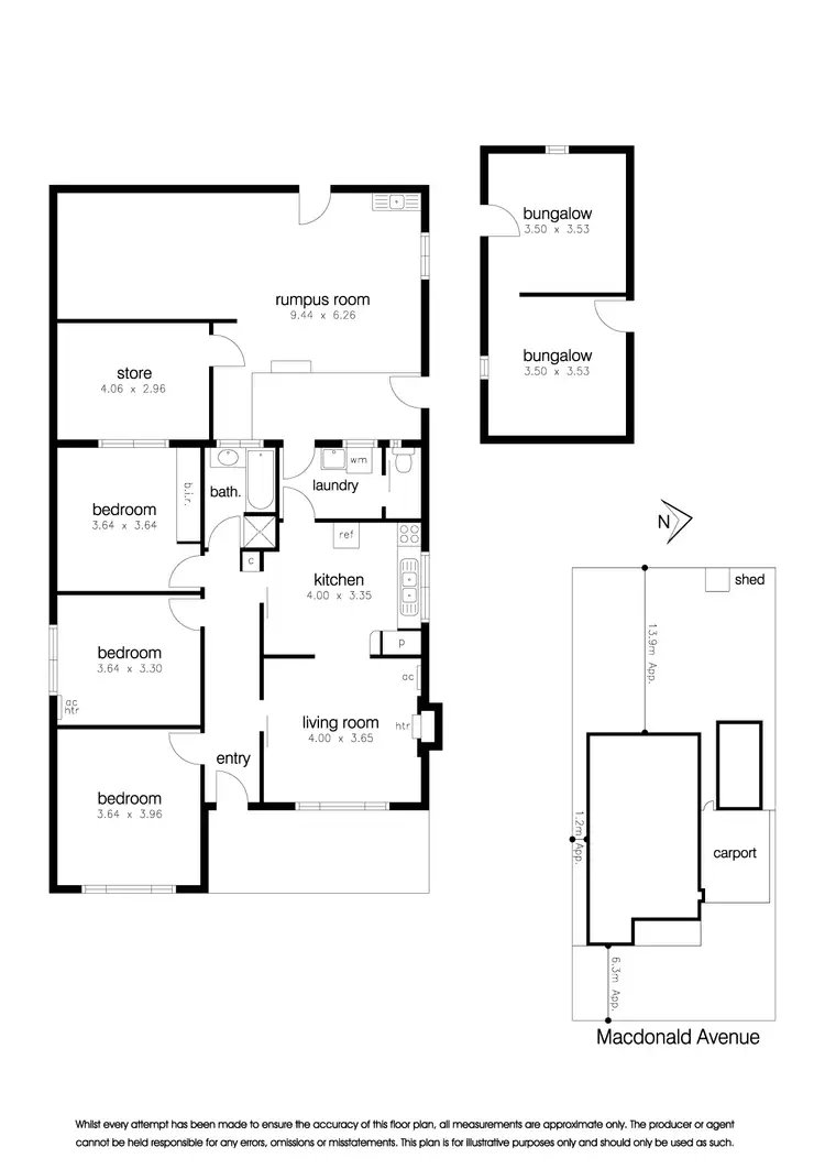 Floorplan of Homely house listing, 11 MacDonald Avenue, Altona North VIC 3025