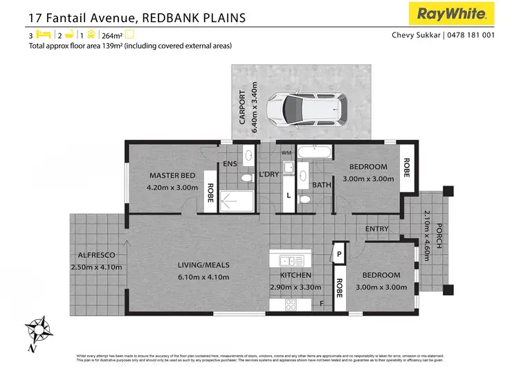 Floorplan of Homely house listing, 17 Fantail Avenue, Redbank Plains QLD 4301