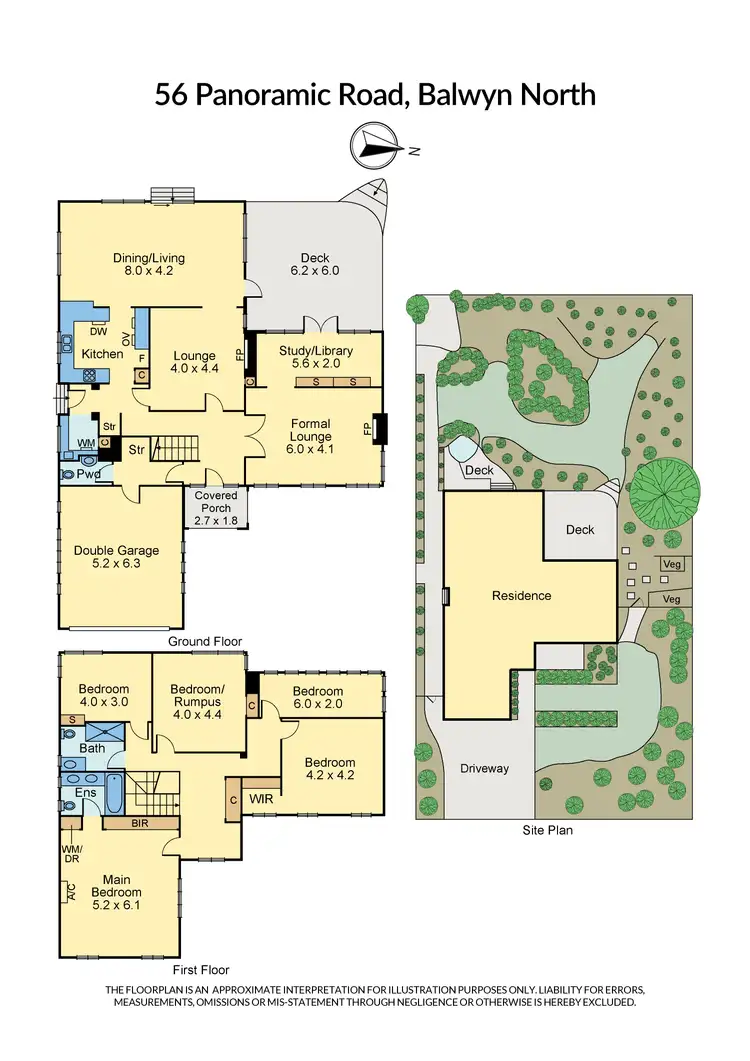 Floorplan of Homely house listing, 56 Panoramic Road, Balwyn North VIC 3104