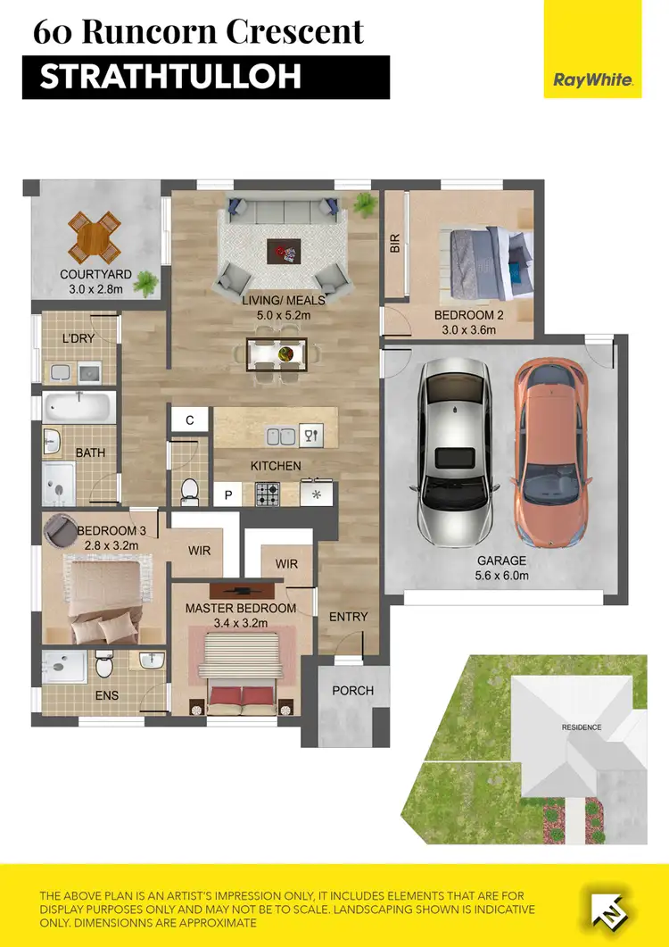 Floorplan of Homely house listing, 60 Runcorn Crescent, Strathtulloh VIC 3338