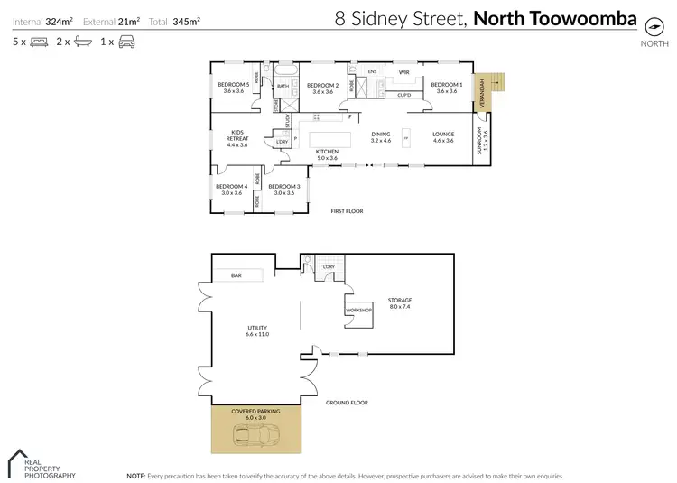 Floorplan of Homely house listing, 8 Sidney Street, North Toowoomba QLD 4350
