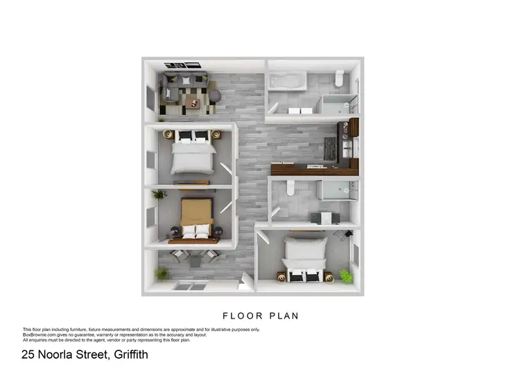 Floorplan of Homely house listing, 25 Noorla Street, Griffith NSW 2680
