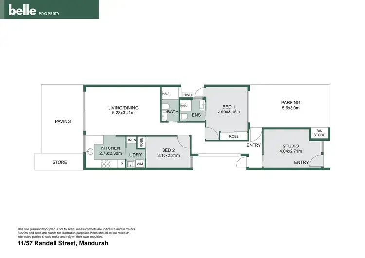 Floorplan of Homely house listing, 11/57 Randell Street, Mandurah WA 6210