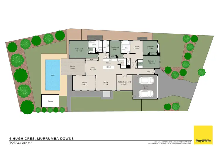 Floorplan of Homely house listing, 6 Hugh Crescent, Murrumba Downs QLD 4503
