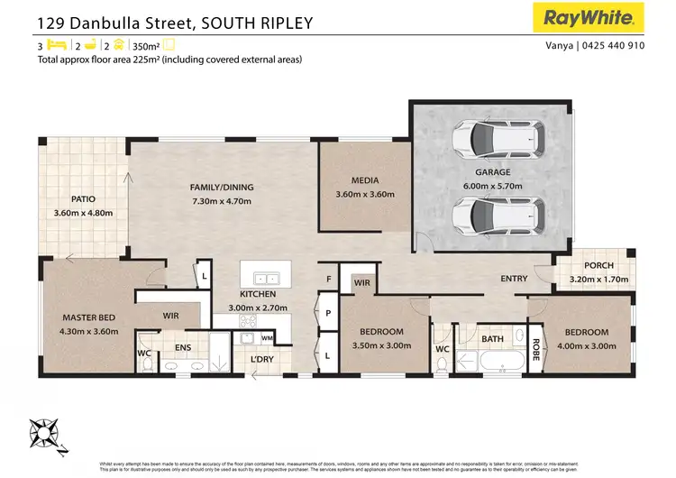 Floorplan of Homely house listing, 129 Danbulla Street, South Ripley QLD 4306