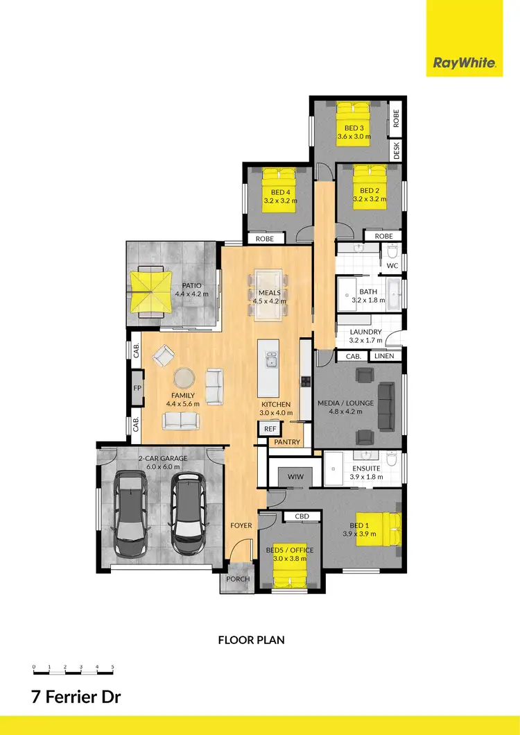 Floorplan of Homely house listing, 7 Ferrier Drive, Dubbo NSW 2830