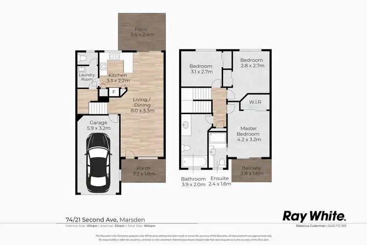 Floorplan of Homely townhouse listing, 74/21-29 Second Avenue, Marsden QLD 4132