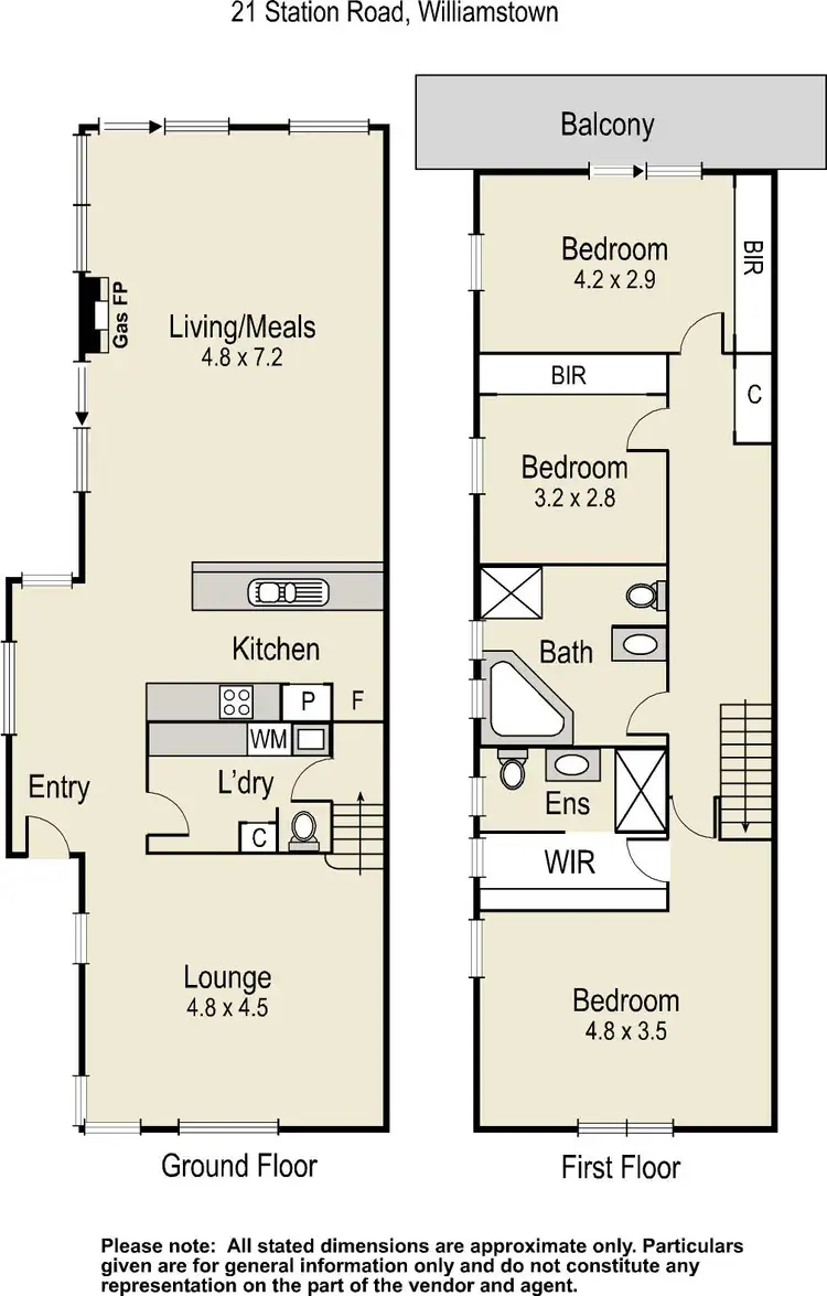 Floorplan of Homely house listing, 21 Station Road, Williamstown VIC 3016