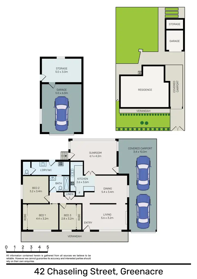 Floorplan of Homely house listing, 42 Chaseling Street, Greenacre NSW 2190