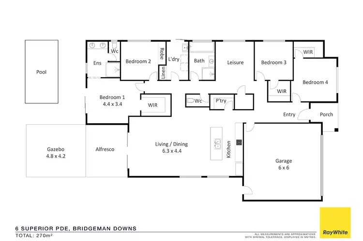 Floorplan of Homely house listing, 6 Superior Parade, Bridgeman Downs QLD 4035