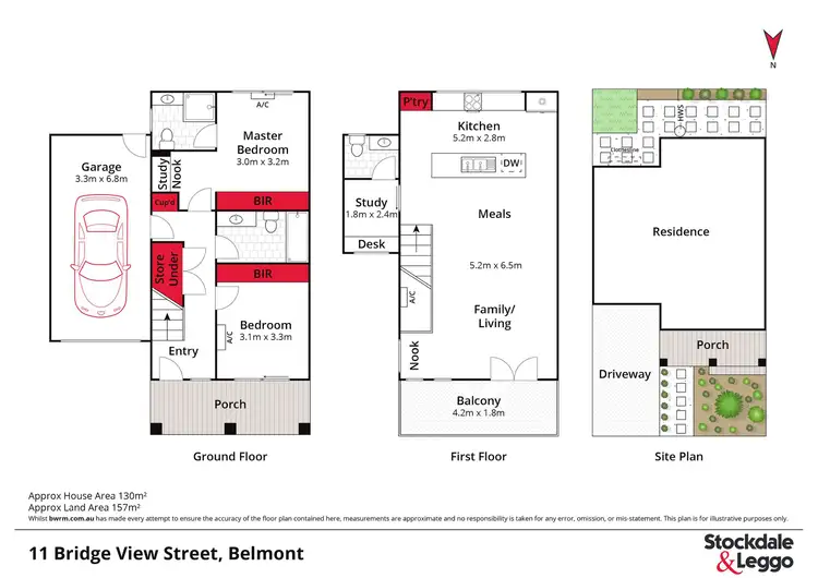 Floorplan of Homely townhouse listing, 11 Bridge View Street, Belmont VIC 3216