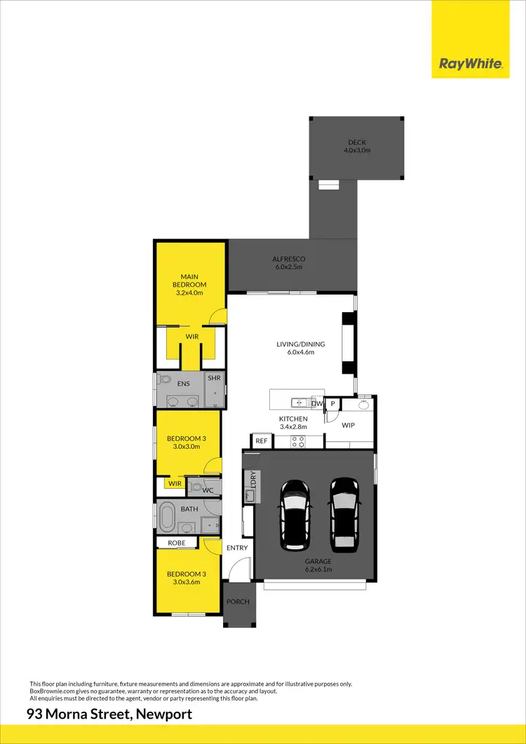 Floorplan of Homely house listing, 93 Morna Street, Newport QLD 4020
