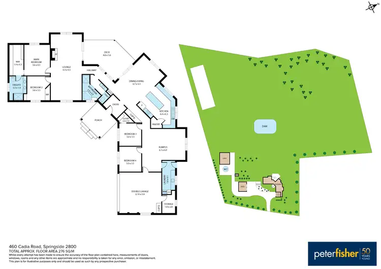 Floorplan of Homely rural property listing, 460 Cadia Road, Orange NSW 2800