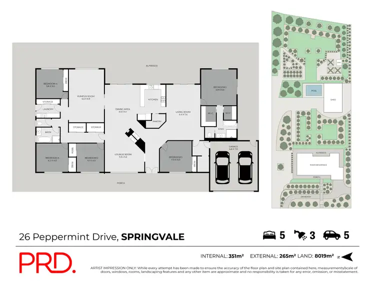 Floorplan of Homely house listing, 26 Peppermint Drive, Springvale NSW 2650