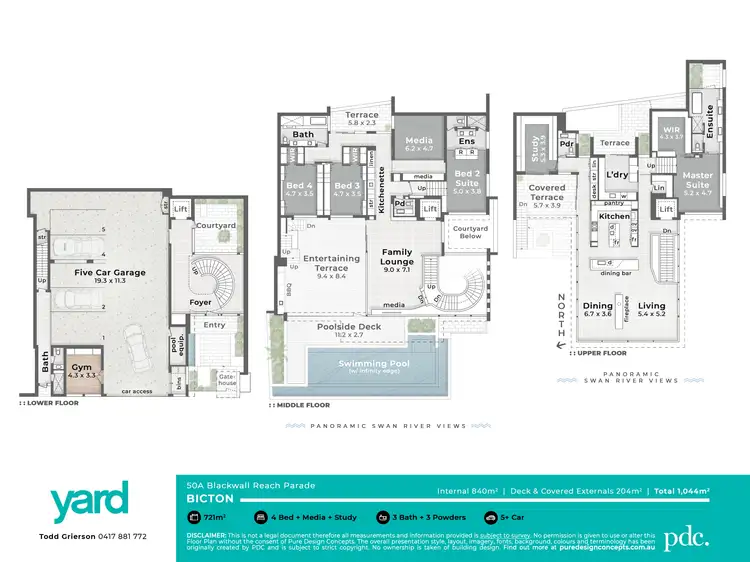 Floorplan of Homely house listing, 50a Blackwall Reach Parade, Bicton WA 6157