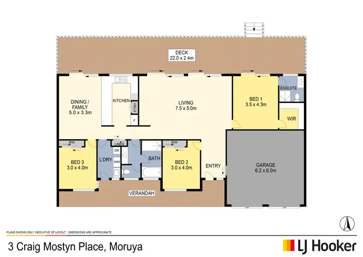 Floorplan of Homely house listing, 3 Craig Mostyn Place, Moruya NSW 2537