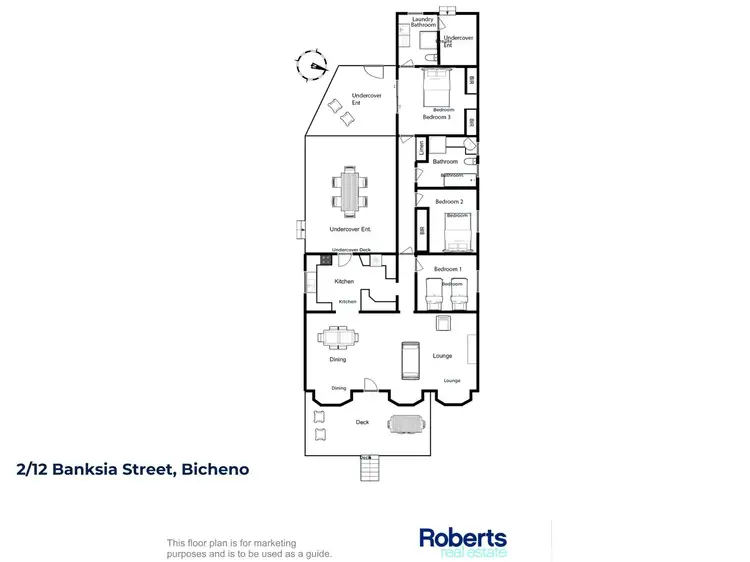Floorplan of Homely house listing, 2/12 Banksia Street, Bicheno TAS 7215