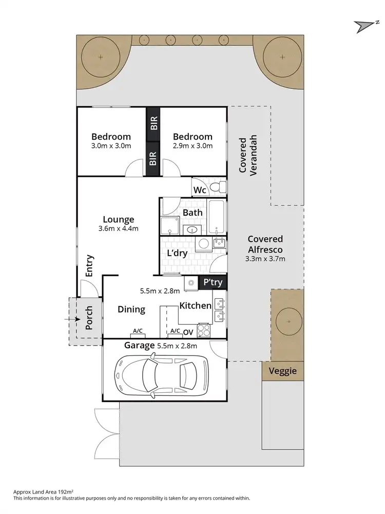 Floorplan of Homely unit listing, 3/5 Lawrence Street, Leopold VIC 3224