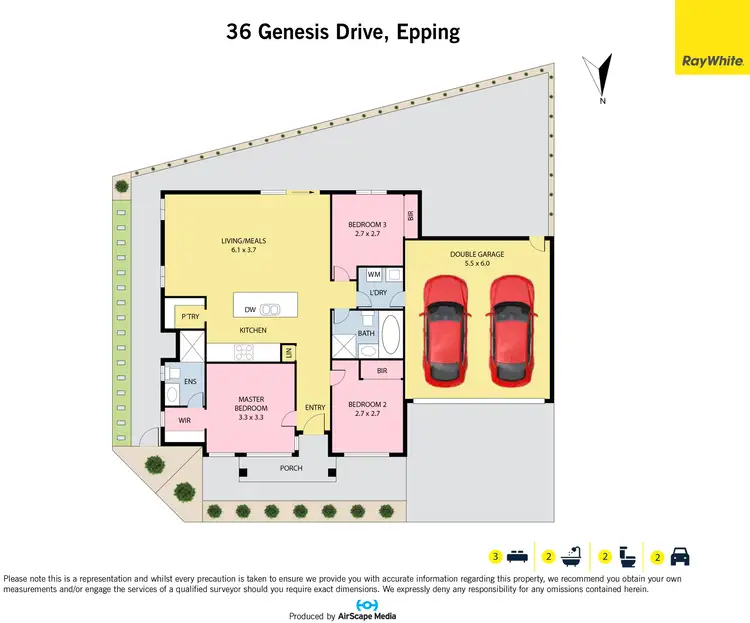 Floorplan of Homely house listing, 36 Genesis Drive, Epping VIC 3076