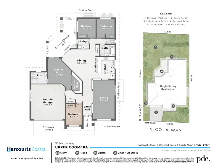 Floorplan of Homely house listing, 30 Nicola Way, Upper Coomera QLD 4209