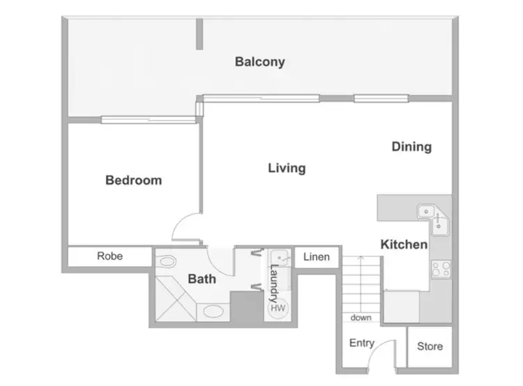 Floorplan of Homely apartment listing, 24/41 Blackall Street, Barton ACT 2600