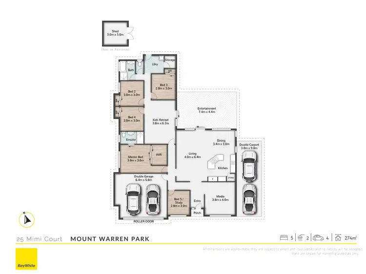 Floorplan of Homely house listing, 25 Mimi Court, Mount Warren Park QLD 4207
