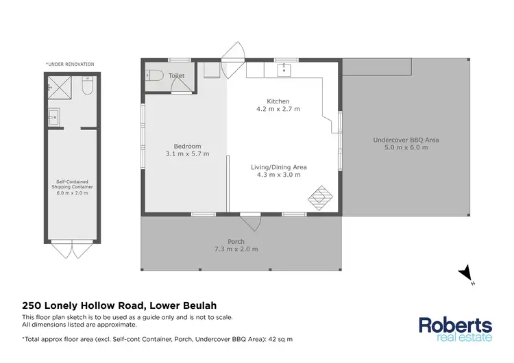 Floorplan of Homely rural property listing, 250 Lonely Hollow Road, Lower Beulah TAS 7306