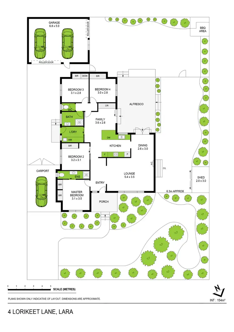 Floorplan of Homely house listing, 4 Lorikeet Lane, Lara VIC 3212