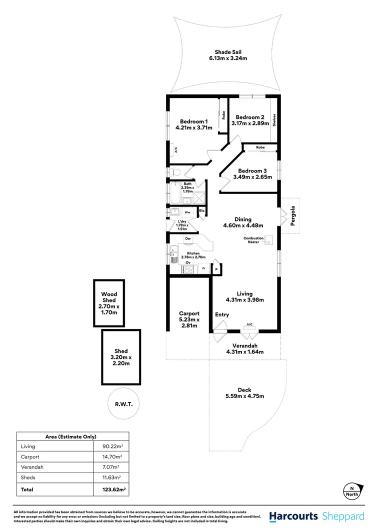 Floorplan of Homely house listing, 14 Princes Avenue, Crafers West SA 5152