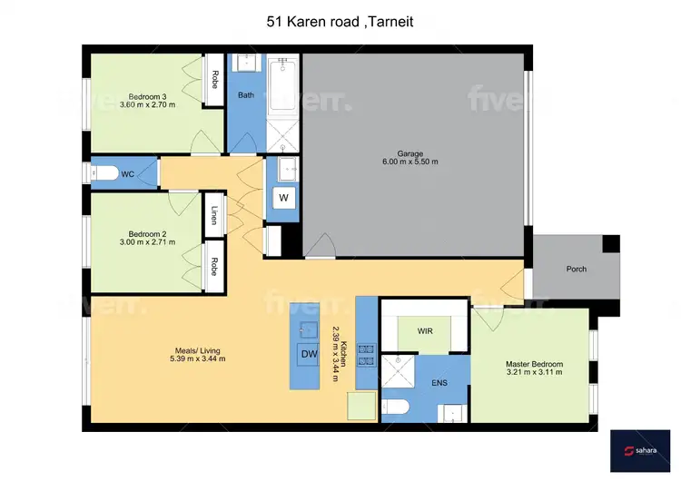 Floorplan of Homely house listing, 51 Karen Road, Tarneit VIC 3029