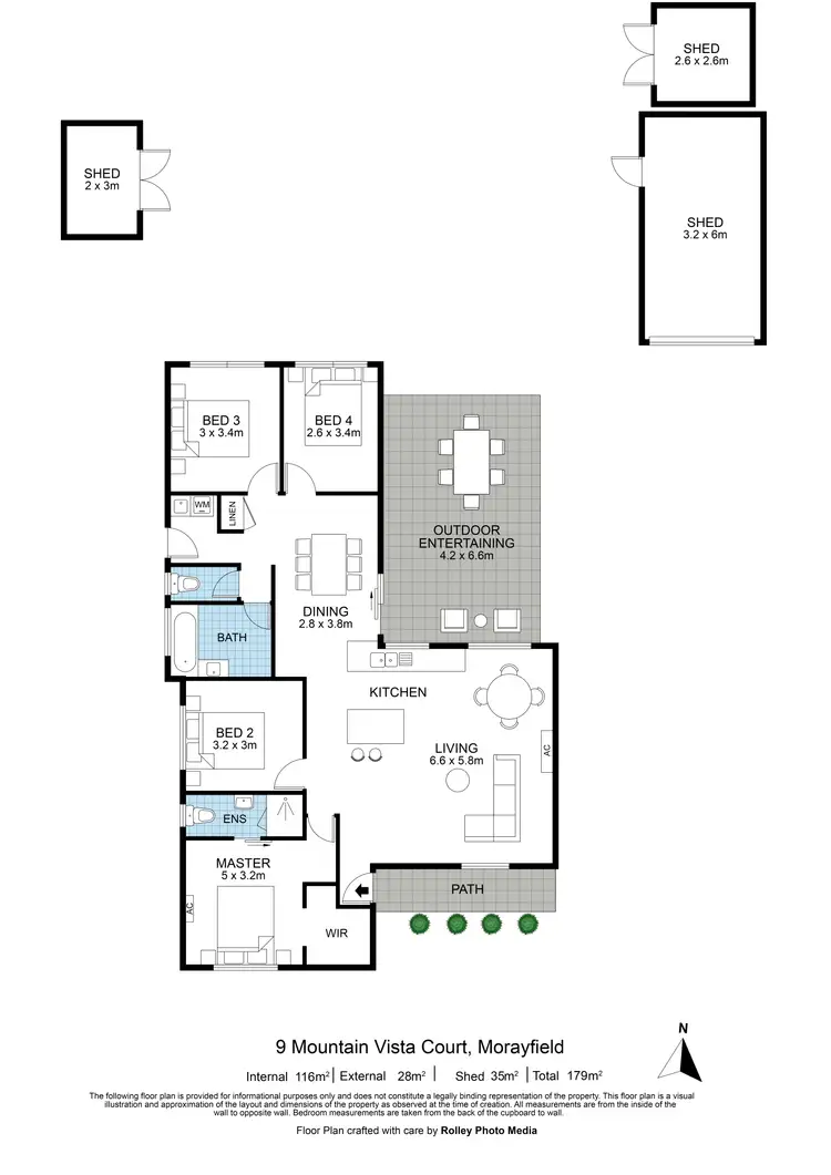 Floorplan of Homely house listing, 9 Mountain Vista Court, Morayfield QLD 4506
