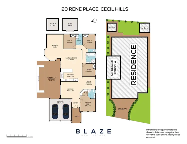 Floorplan of Homely house listing, 20 Rene Place, Cecil Hills NSW 2171