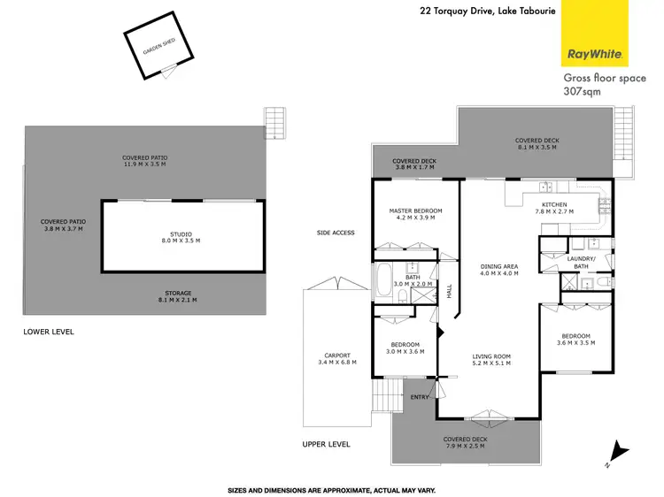 Floorplan of Homely house listing, 22 Torquay Drive, Lake Tabourie NSW 2539
