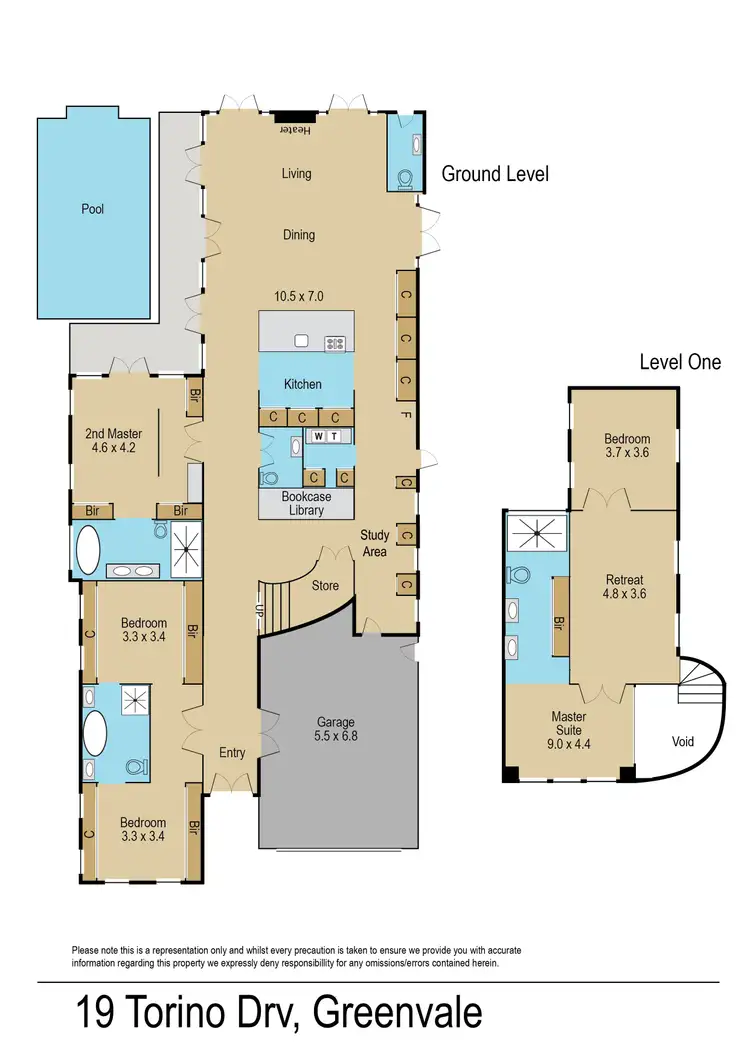 Floorplan of Homely house listing, 19 Torino Avenue, Greenvale VIC 3059