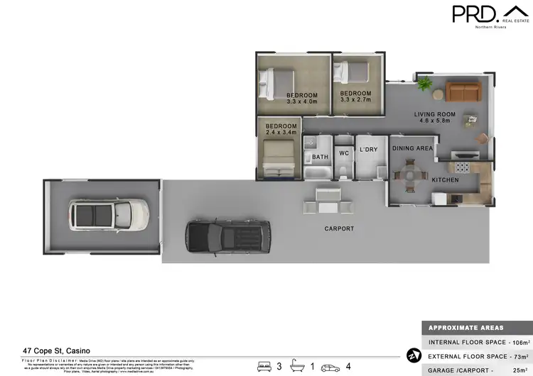 Floorplan of Homely house listing, 47 Cope Street, Casino NSW 2470
