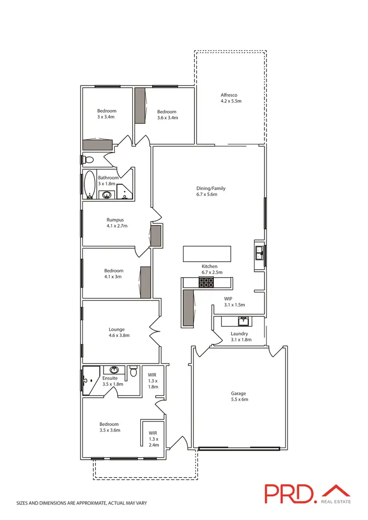 Floorplan of Homely house listing, 22 Cufari Drive, Red Cliffs VIC 3496