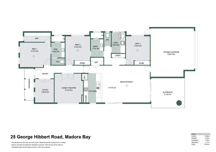 Floorplan of Homely house listing, 25 George Hibbert Road, Madora Bay WA 6210