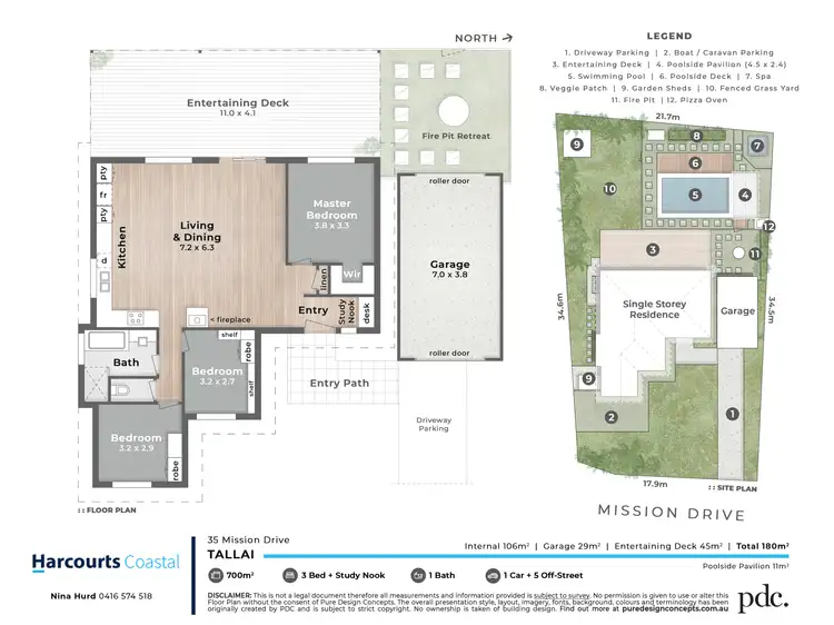 Floorplan of Homely house listing, 35 Mission Drive, Tallai QLD 4213