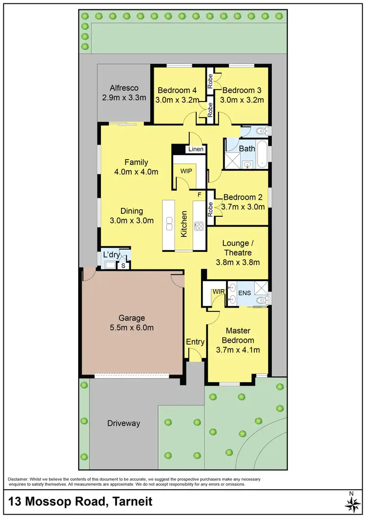 Floorplan of Homely house listing, 13 Mossop Road, Tarneit VIC 3029