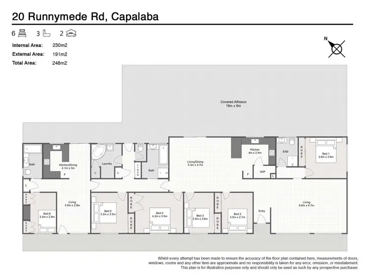 Floorplan of Homely house listing, 20 Runnymede Road, Capalaba QLD 4157