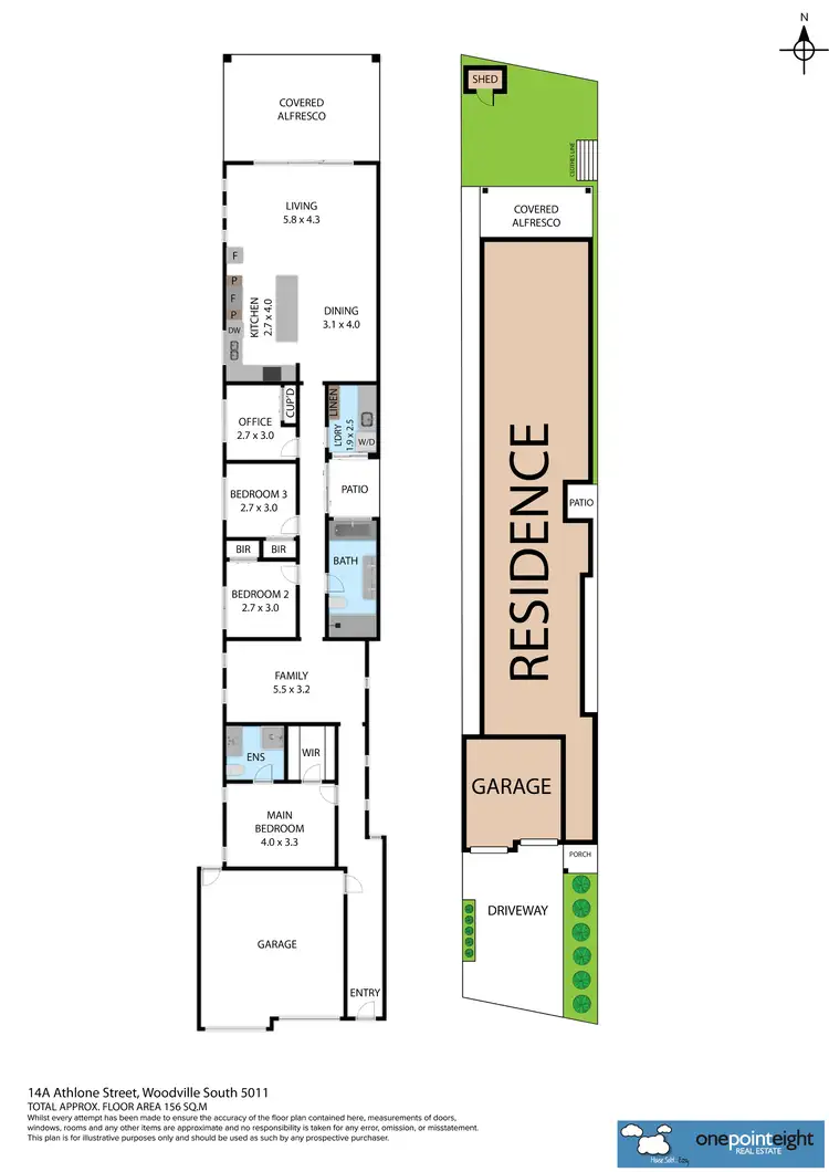 Floorplan of Homely house listing, 14A Athlone Street, Woodville South SA 5011