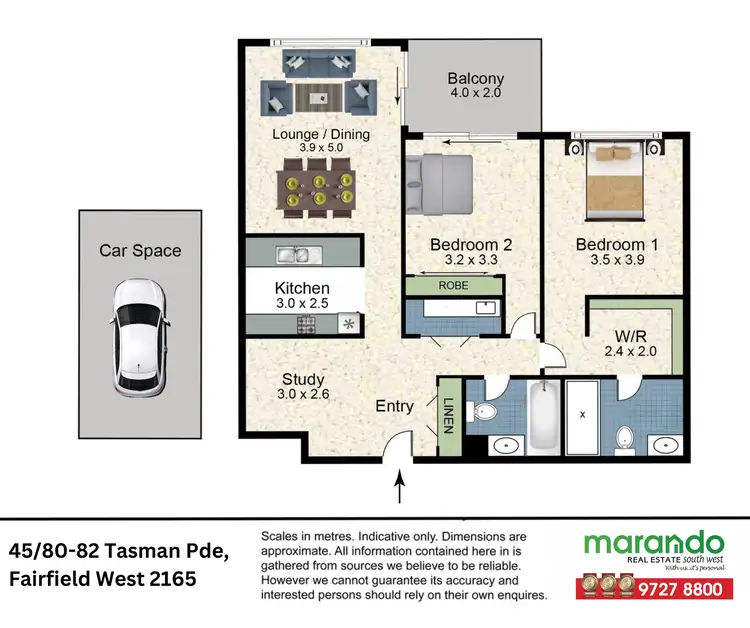 Floorplan of Homely house listing, 45/80-82 Tasman Parade, Fairfield West NSW 2165